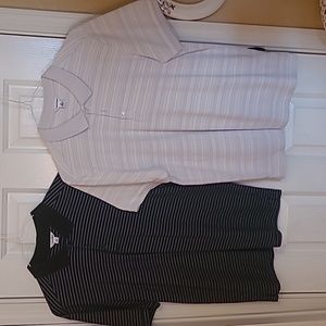 Lot of 2 Men's Medium Calvin Klein golf shirts